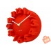 Meidi Clock 3D Red